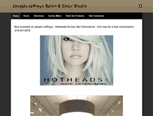 Tablet Screenshot of josephjeffreys.com